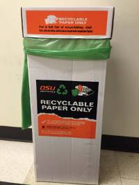 paper recycling bin