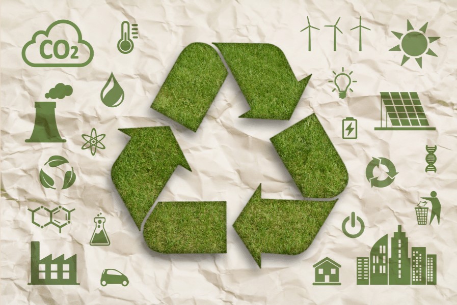 recyclinggraphicwithicons