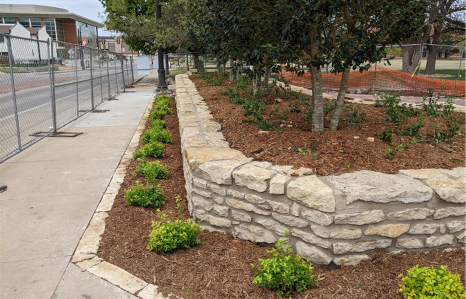 Theta Pond Wall Stone